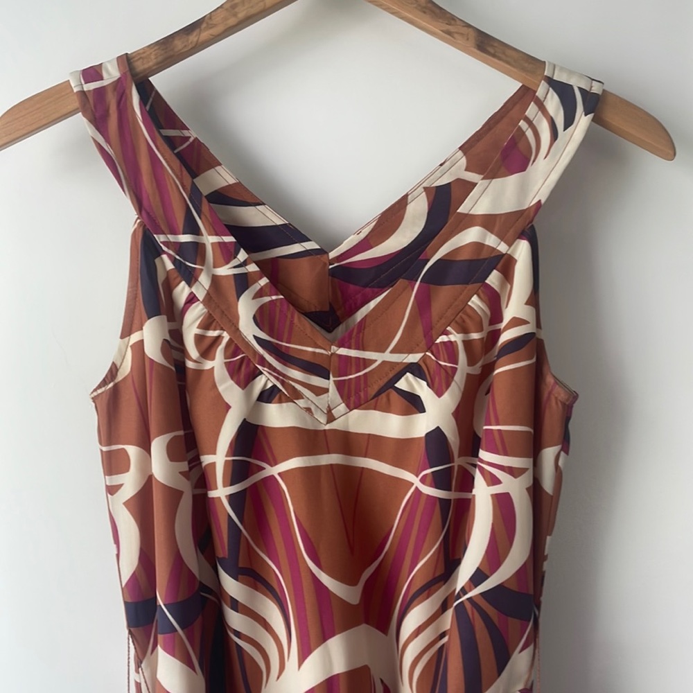 BANANA REPUBLIC Dress - Cream, Camel, Pink 0 Petite